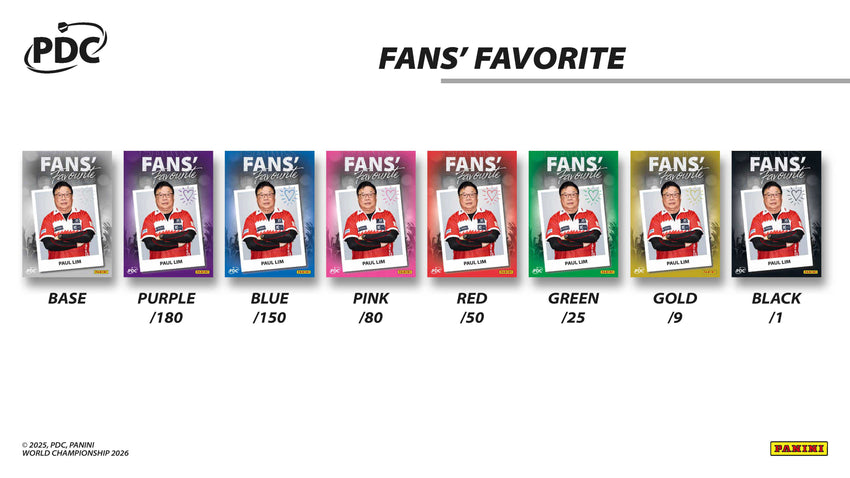 2026 Panini Darts PDC World Championship Collectors Box
