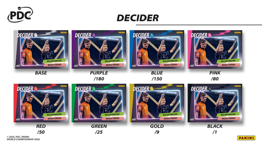 2026 Panini Darts PDC World Championship Collectors Box