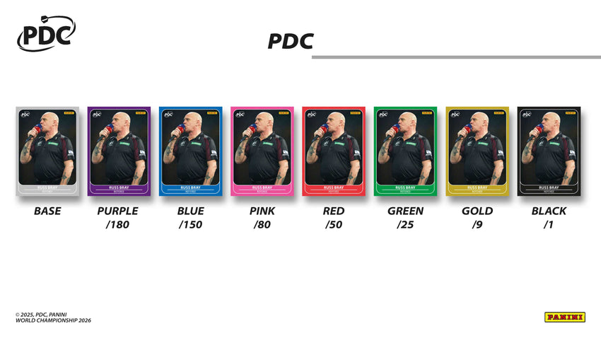 2026 Panini Darts PDC World Championship Collectors Box