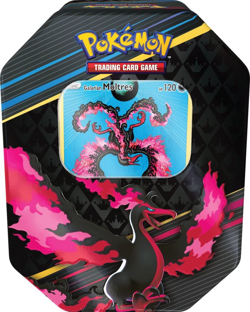 Pokemon TCG Crown Zenith Galar Legendary Bird Tin Assorted