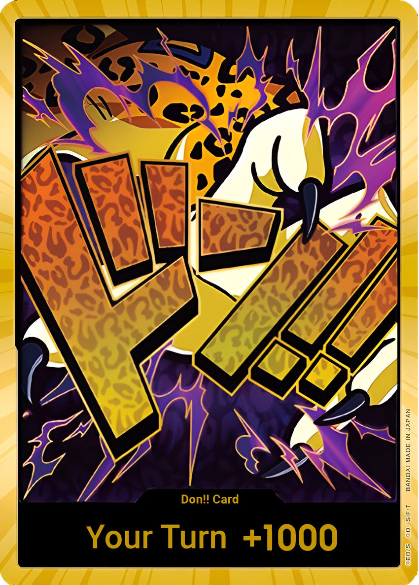 [GOLD] DON!! Card (Rob Lucci) PRB-01 THE BEST Premium Booster