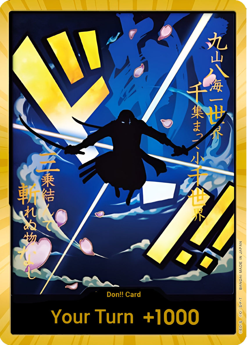 [GOLD] DON!! Card (Zoro) PRB-01 THE BEST Premium Booster