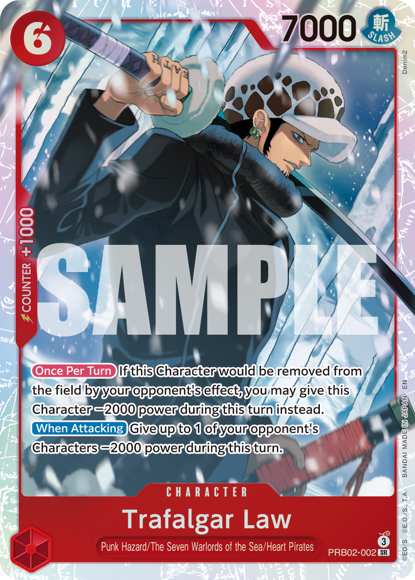Trafalgar Law - PRB02-002 - Super Rare [PRB-02] Premium Booster - THE BEST - VOL. 2