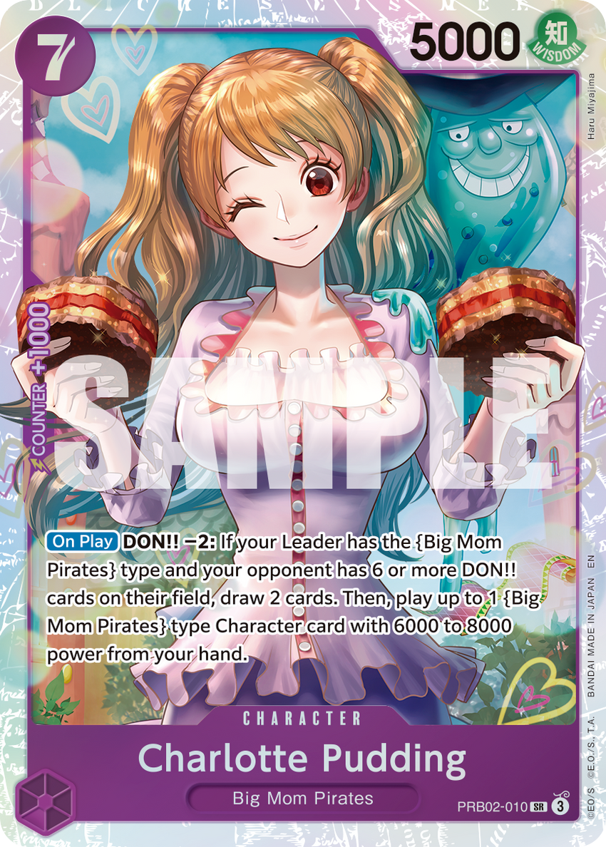 Charlotte Pudding - PRB02-010 - Super Rare [PRB-02] Premium Booster - THE BEST - VOL. 2