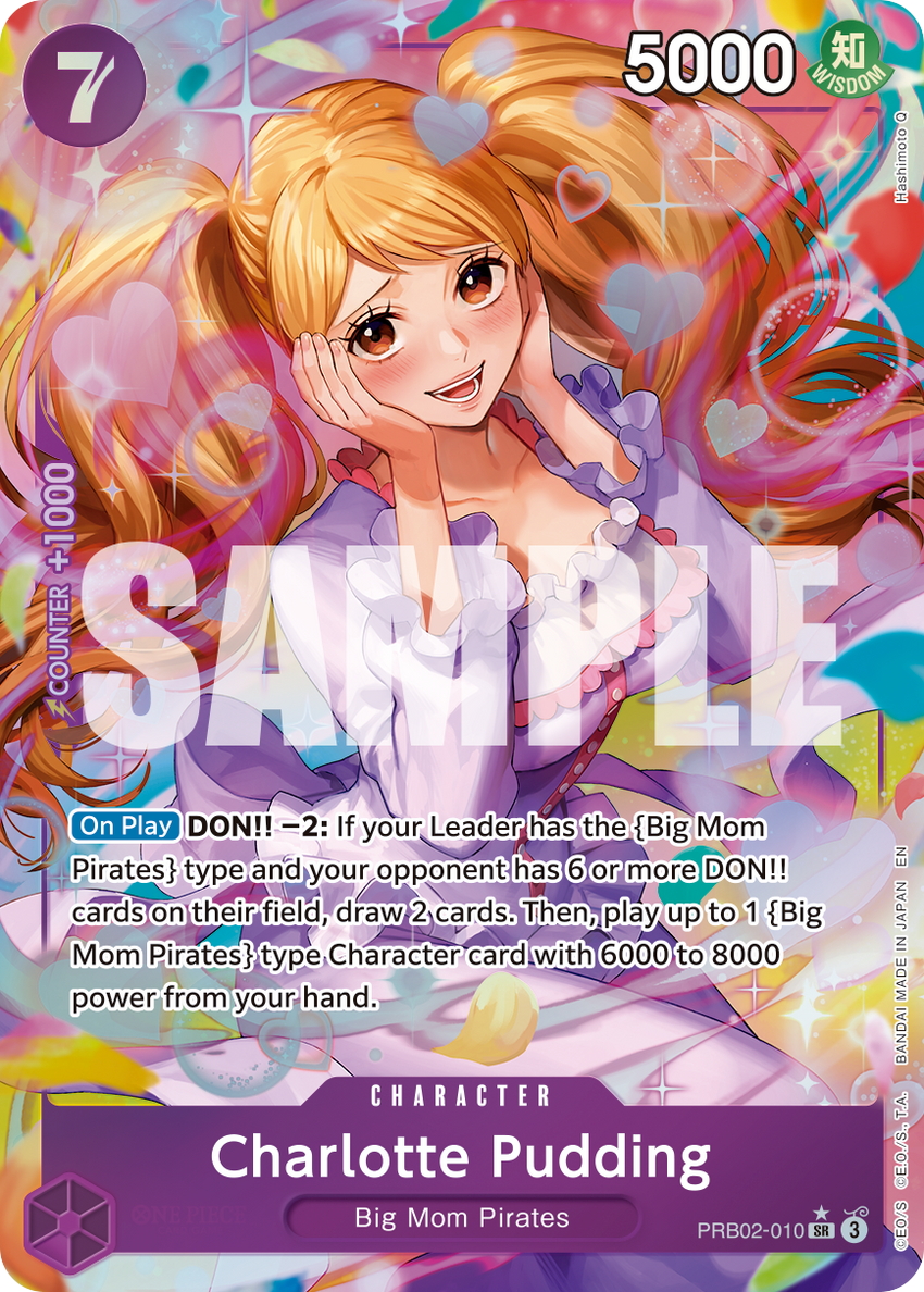 [ALTERNATE ART] Charlotte Pudding - PRB02-010 (Alternate Art) - SR [PRB-02] Premium Booster - THE BEST - VOL. 2