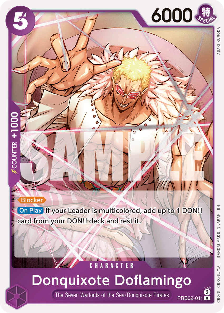 Donquixote Doflamingo - #PRB02-011 Rare [PRB-02] Premium Booster - THE BEST - VOL. 2
