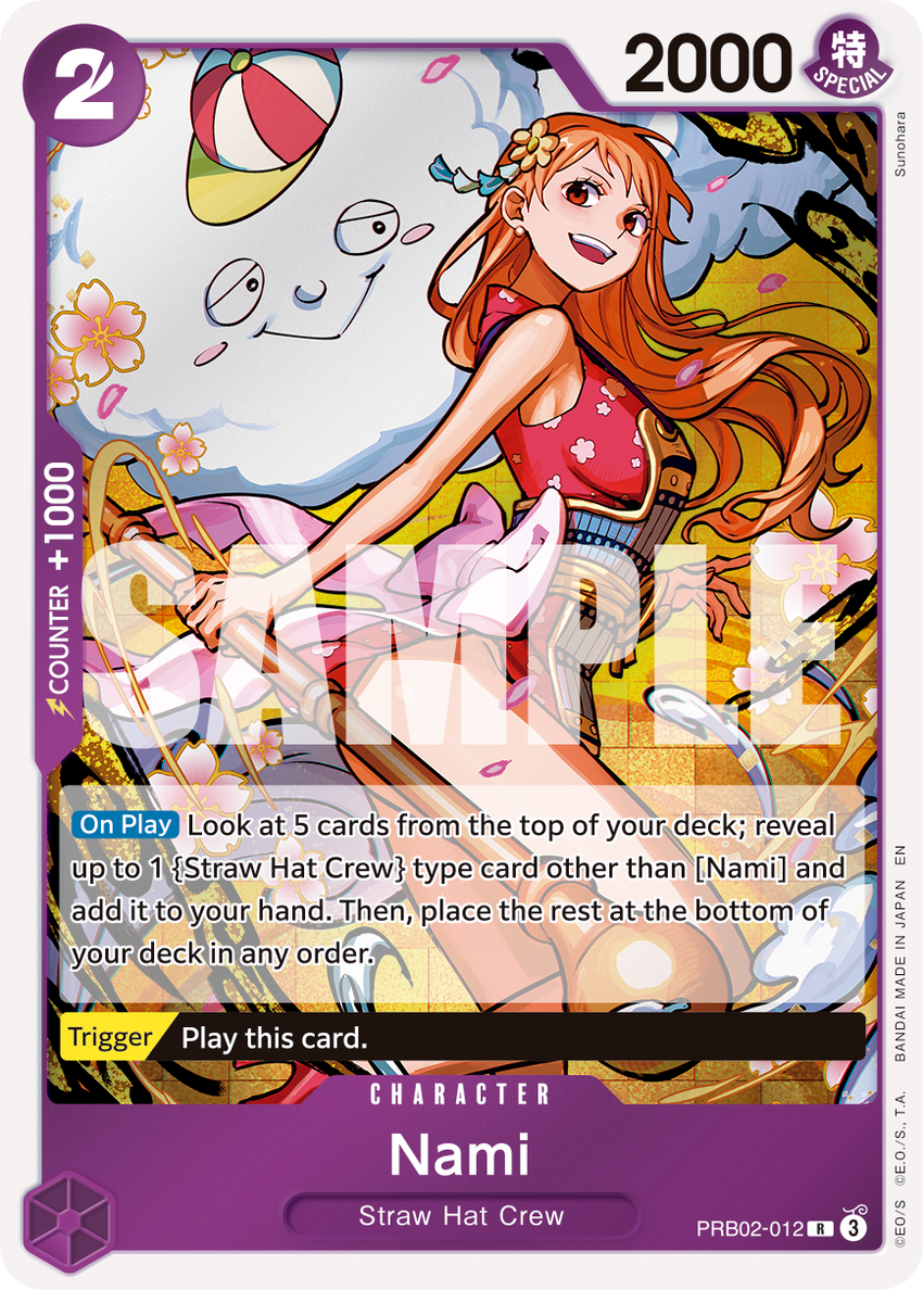 Nami - #PRB02-012 Rare [PRB-02] Premium Booster - THE BEST - VOL. 2