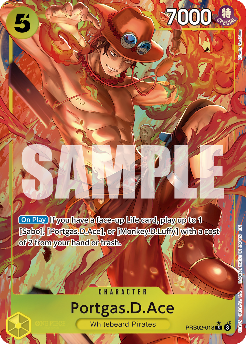 [ALTERNATE ART] Portgas.D.Ace - PRB02-018 (Alternate Art) - R [PRB-02] Premium Booster - THE BEST - VOL. 2
