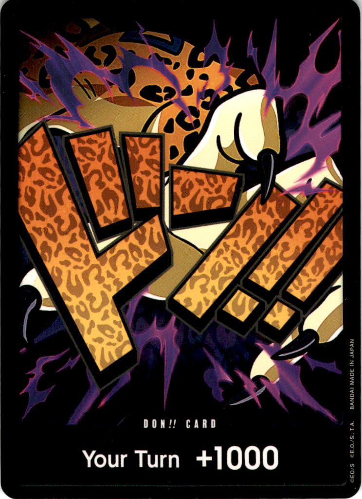 [FOIL TEXTURED] DON!! Card (Rob Lucci) PRB-01 THE BEST Premium Booster