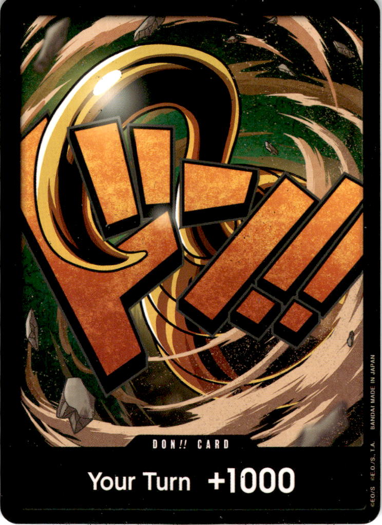 [FOIL TEXTURED] DON!! Card (Crocodile) PRB-01 THE BEST Premium Booster