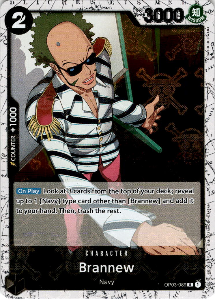 Brannew [Jolly Roger Foil] OP03-089 - PRB-01 THE BEST Premium Booster