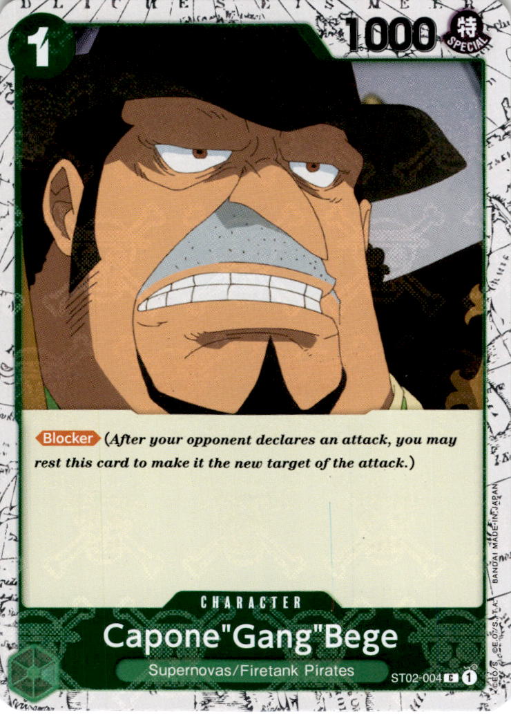 Capone"Gang"Bege [004] [Jolly Roger Foil] ST02-004 - PRB-01 THE BEST Premium Booster