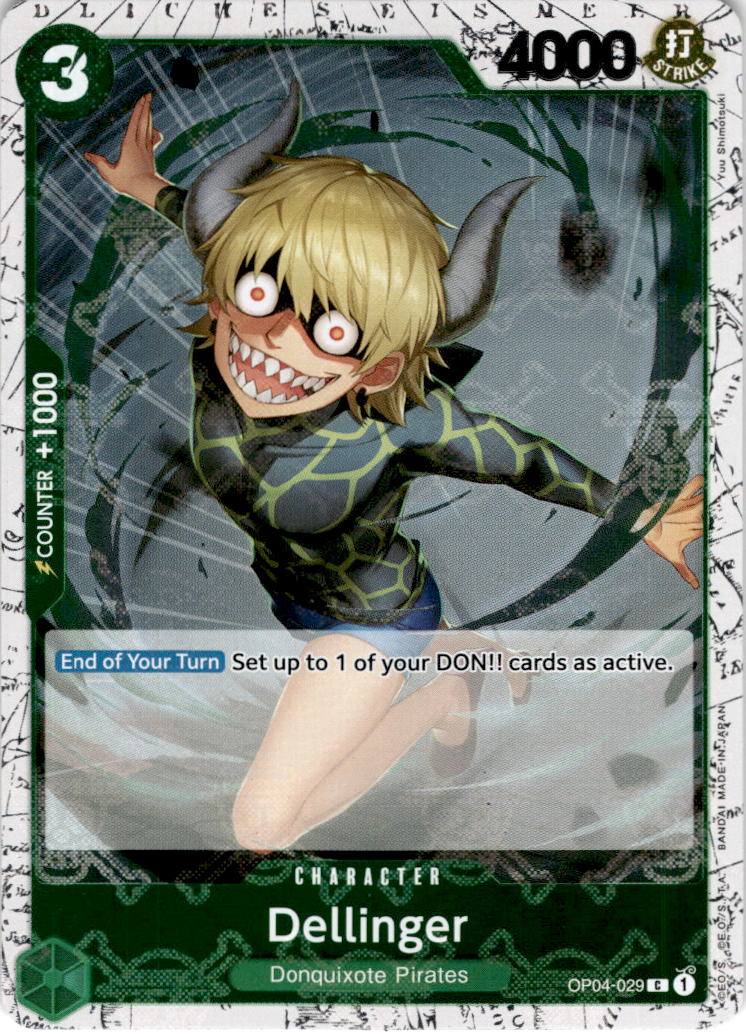Dellinger [Jolly Roger Foil] OP04-029 - PRB-01 THE BEST Premium Booster