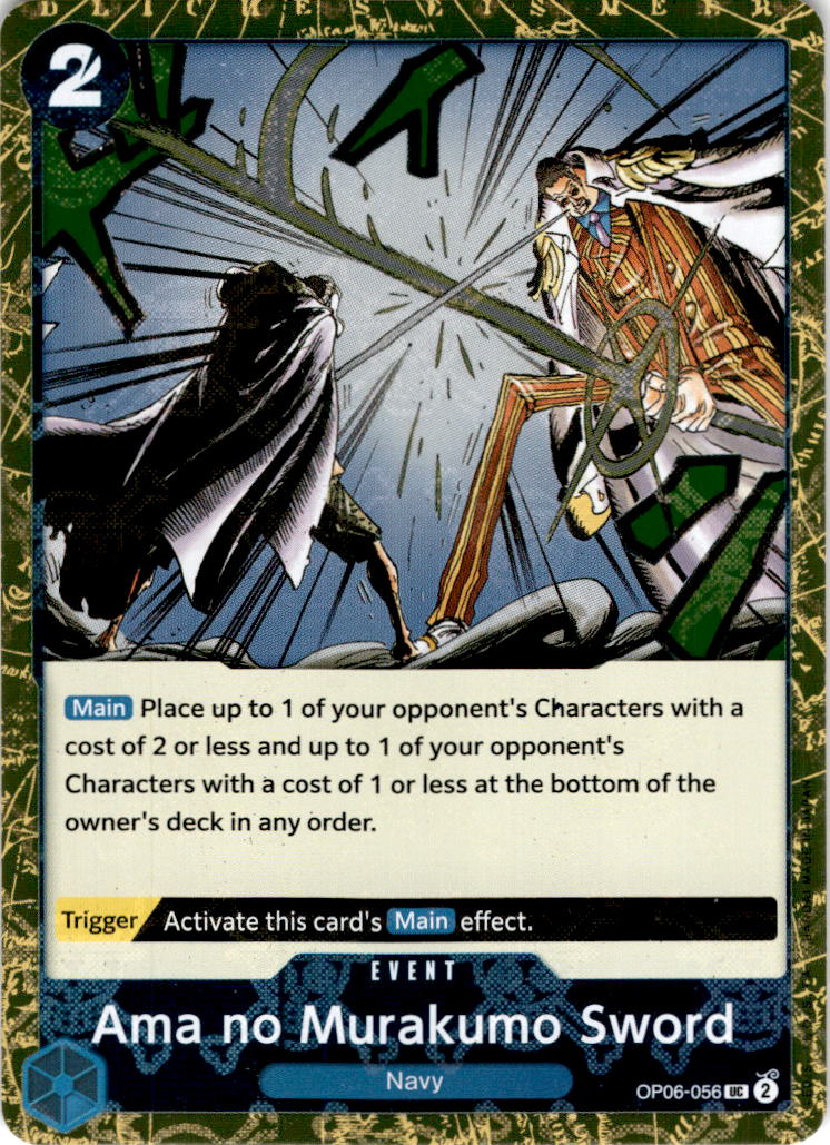 Ama no Murakumo Sword [Jolly Roger Foil] OP06-056 - PRB-01 THE BEST Premium Booster