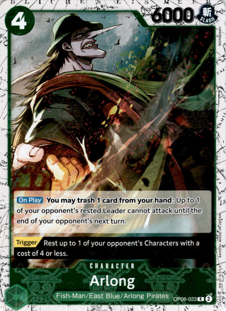 Arlong [Jolly Roger Foil] OP06-023 - PRB-01 THE BEST Premium Booster