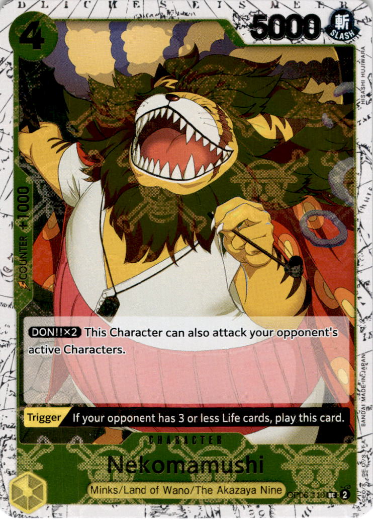 Nekomamushi [Jolly Roger Foil] OP06-110 - PRB-01 THE BEST Premium Booster