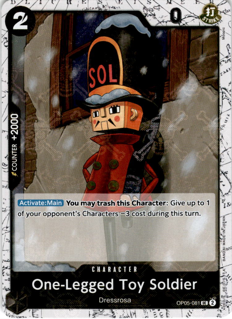 One-Legged Toy Soldier [Jolly Roger Foil] OP05-081 - PRB-01 THE BEST Premium Booster