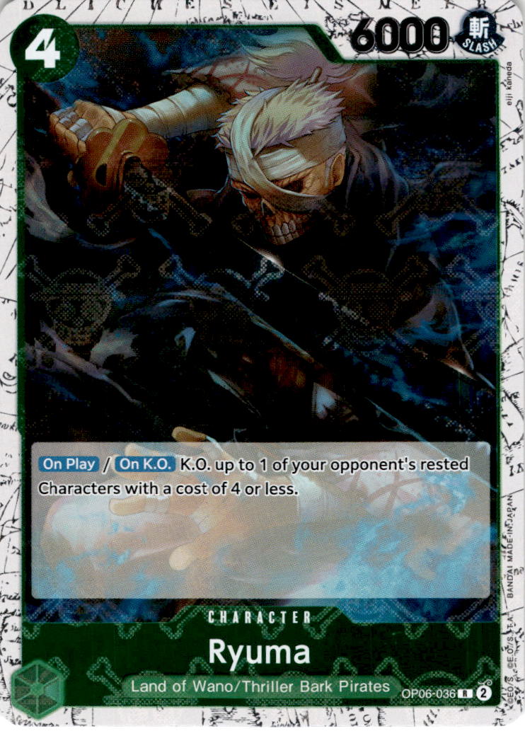 Ryuma [Jolly Roger Foil] OP06-036 - PRB-01 THE BEST Premium Booster