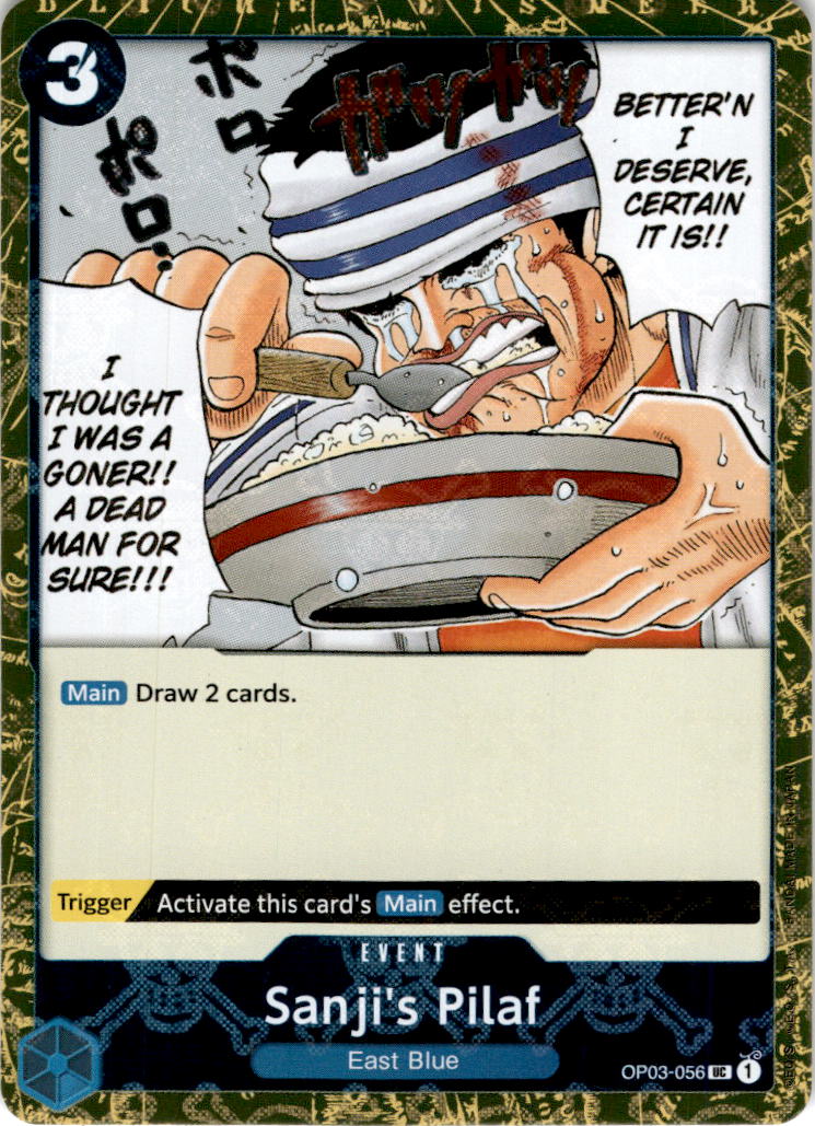 Sanji's Pilaf [Jolly Roger Foil] OP03-056 - PRB-01 THE BEST Premium Booster