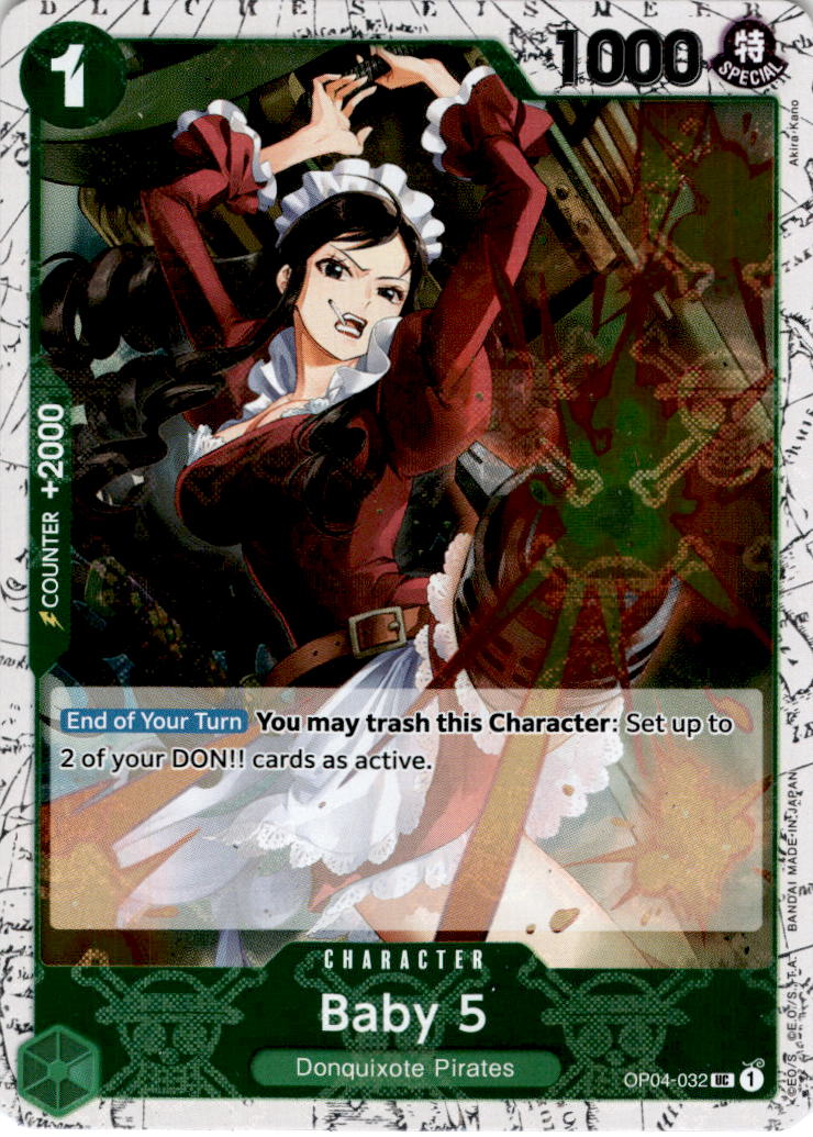 Baby 5 [032] [Jolly Roger Foil] OP04-032 - PRB-01 THE BEST Premium Booster