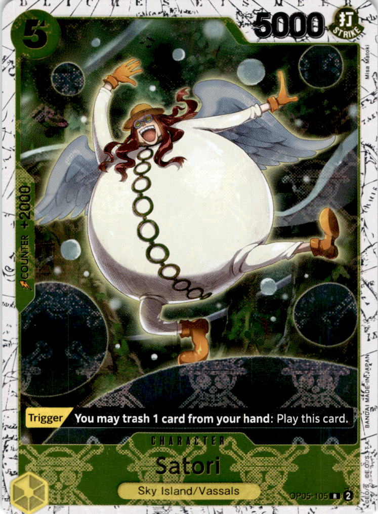 Satori [Jolly Roger Foil] OP05-105 - PRB-01 THE BEST Premium Booster