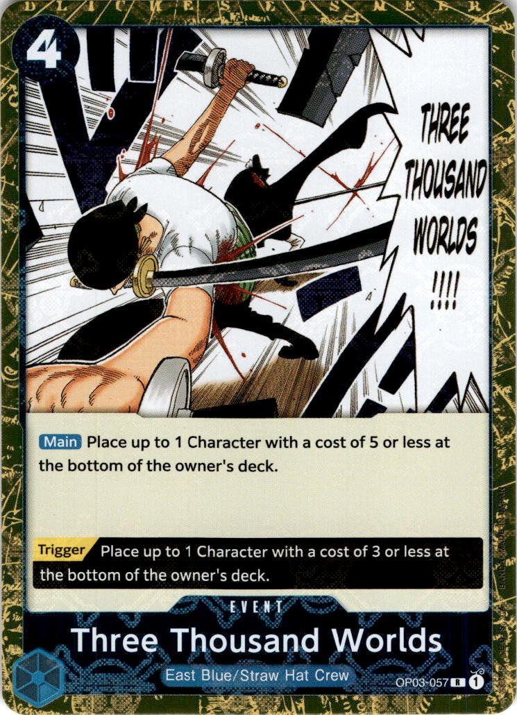 Three Thousand Worlds [Jolly Roger Foil] OP03-057 - PRB-01 THE BEST Premium Booster