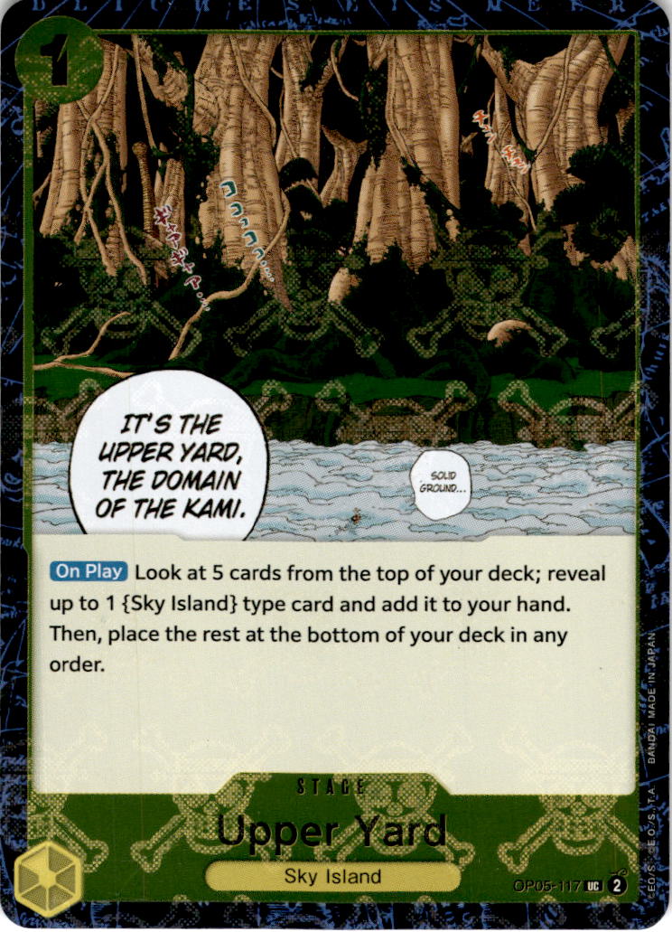 Upper Yard [Jolly Roger Foil] OP05-117 - PRB-01 THE BEST Premium Booster