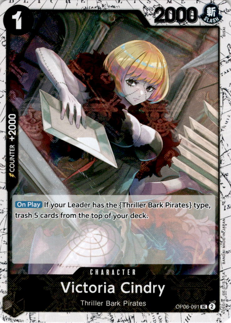 Victoria Cindry [Jolly Roger Foil] OP06-091 - PRB-01 THE BEST Premium Booster
