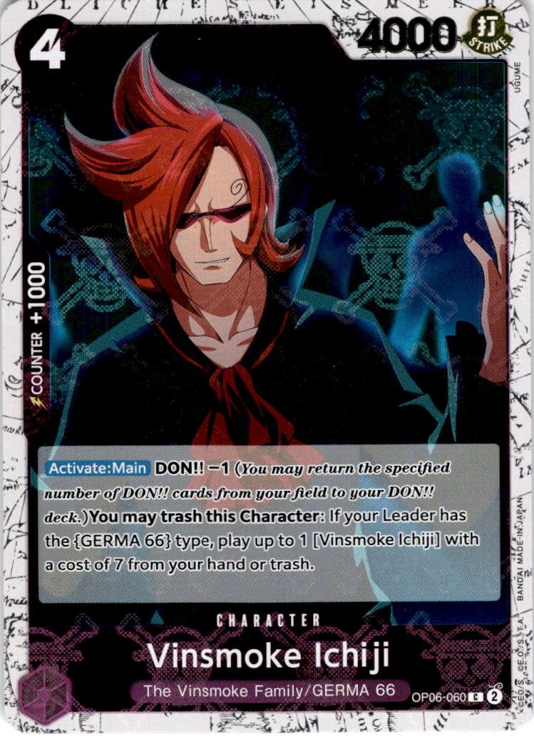 Vinsmoke Ichiji [Jolly Roger Foil] OP06-060 - PRB-01 THE BEST Premium Booster