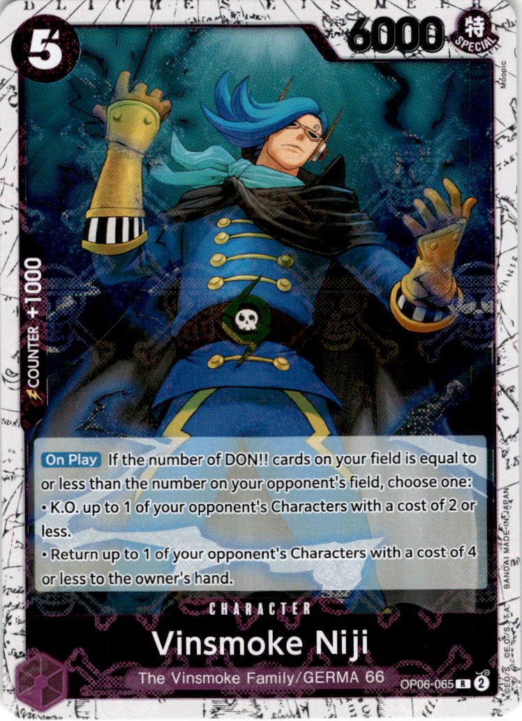 Vinsmoke Niji [065] [Jolly Roger Foil] OP06-065 - PRB-01 THE BEST Premium Booster