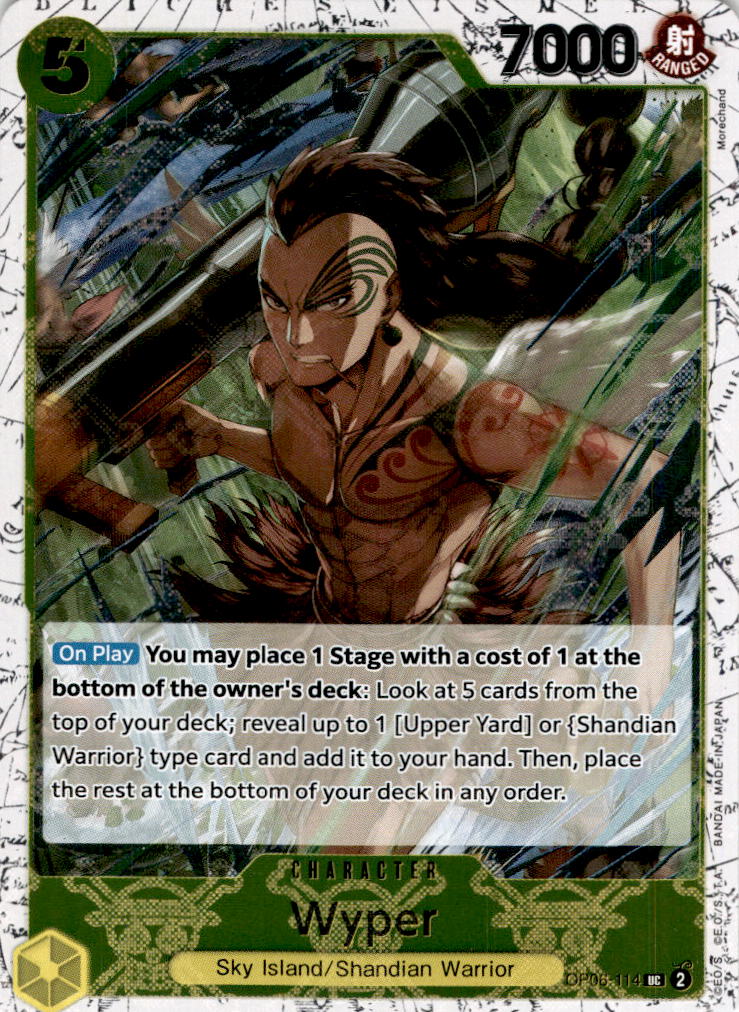 Wyper [Jolly Roger Foil] OP06-114 - PRB-01 THE BEST Premium Booster