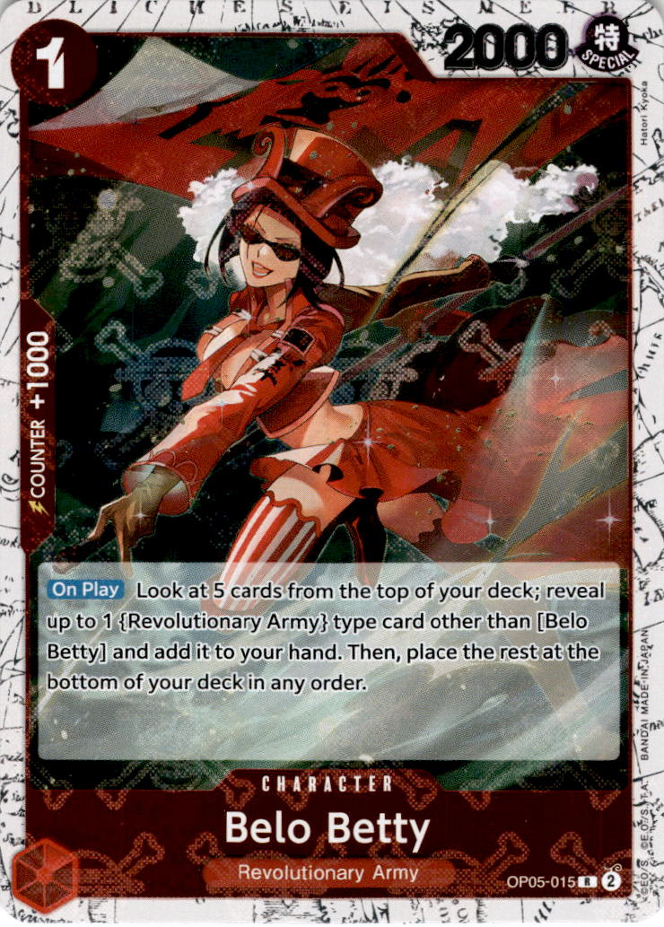 Belo Betty [Jolly Roger Foil] OP05-015 - PRB-01 THE BEST Premium Booster