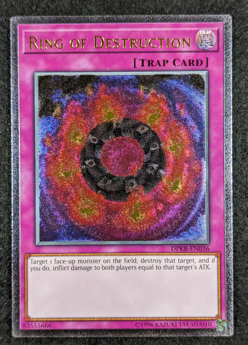 Ultimate Rare Ring Of Destruction - Dpkb-en036 - Duelist Pack Kaiba
