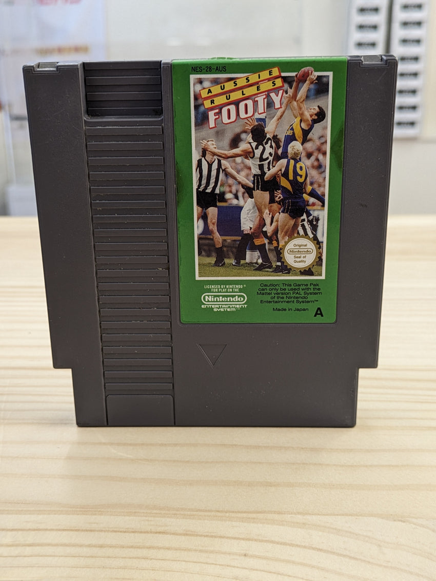Aussie Rules Footy Nintendo Entertainment Sysytem Pal Cartridge