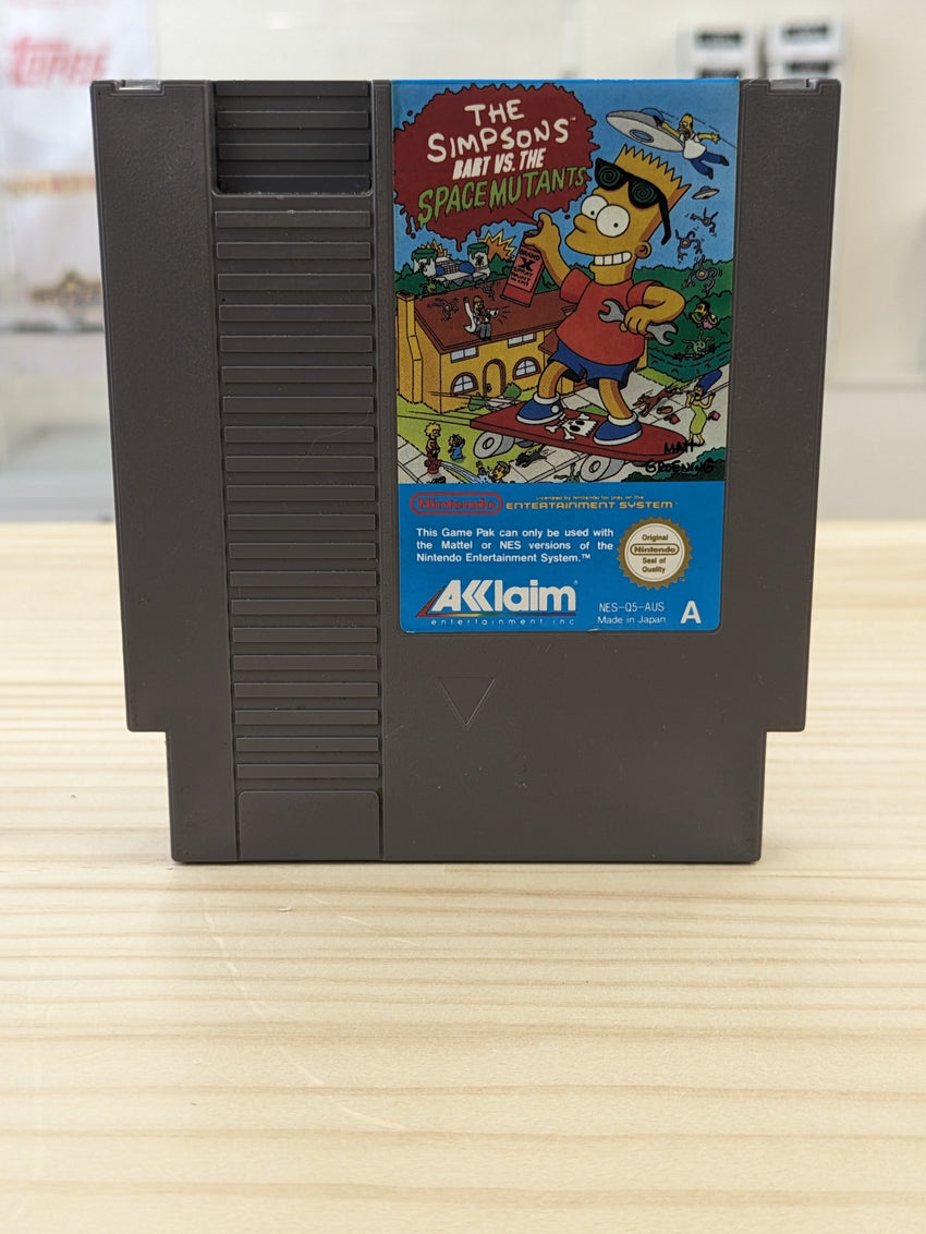 The Simpsons Bart Vs. The Space Mutants Nintendo Entertainment Sysytem Pal Cartridge-Cherry Collectables