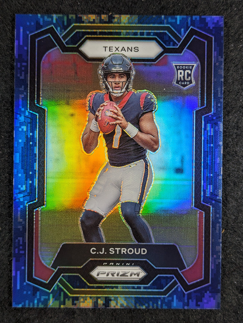 2023 Prizm Football C.J. STROUD Rookie Navy Camo 15/25