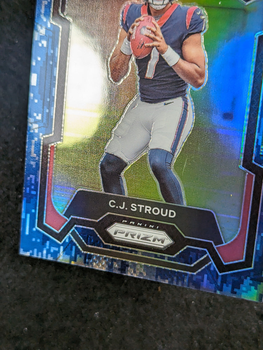 2023 Prizm Football C.J. STROUD Rookie Navy Camo 15/25