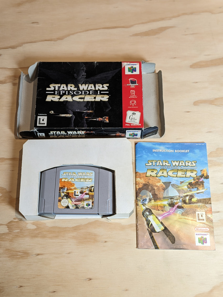STAR WARS EPISODE 1 RACER Nintendo 64 PAL Boxed Game