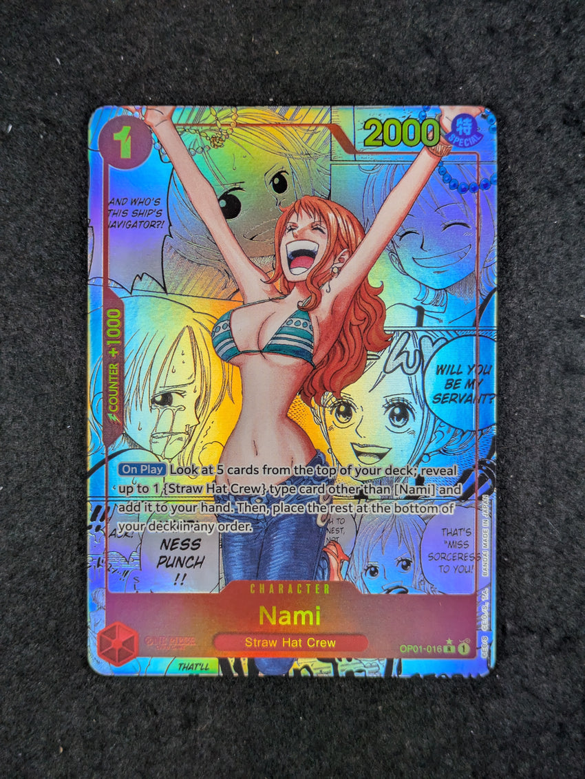 (B) [MANGA] Nami - OP01-016 - (Manga Alternate Art SP) PRB-01 THE BEST Premium Booster (B)