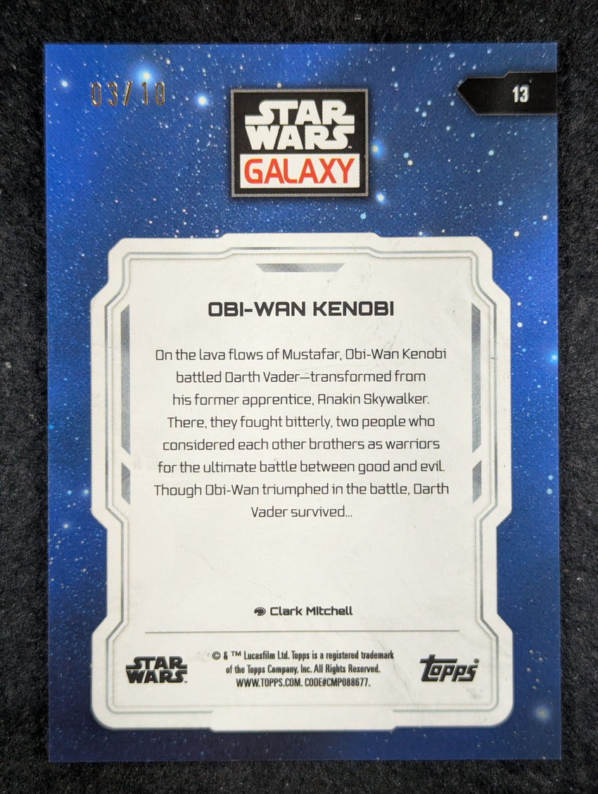 2024 Star Wars Chrome Galaxy OBI-WAN KENOBI Base X-Fractor 3/10