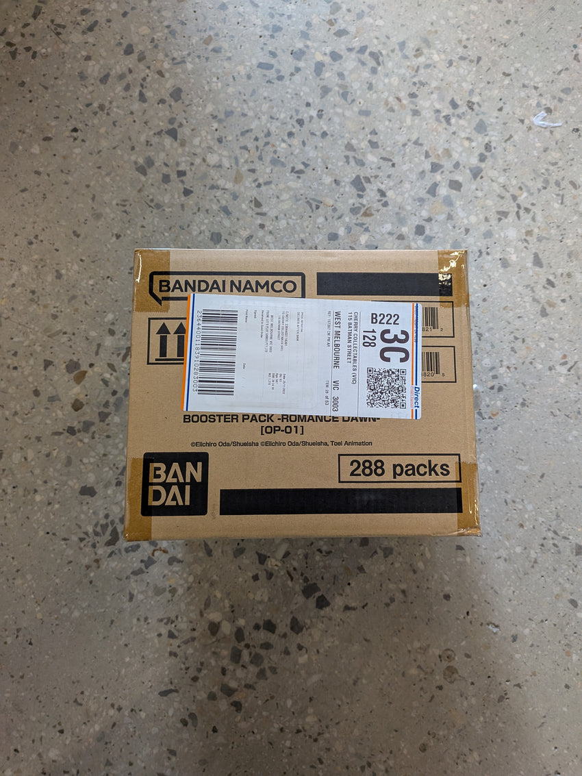 One Piece Card Game [OP-01] [BLUE BOTTOM] Romance Dawn Booster Pre-Errata Print 12-Box Case