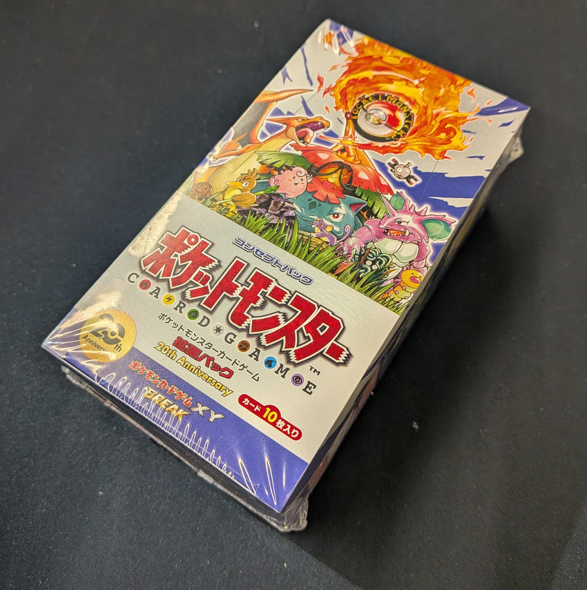 JAPANESE Pokemon TCG CP6 XY BREAK Concept Pack - 20th Anniversary Booster Box 1st Ed.