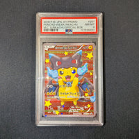 JAPANESE PSA 8 Poncho-Wearing Pikachu - 207/XY-P - Mega Charizard X Special Box 494