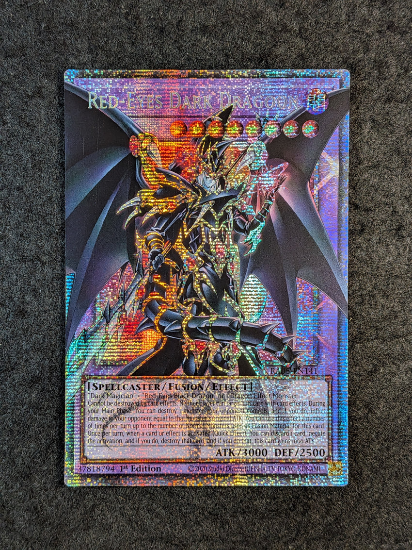 [STARLIGHT RARE] Red-Eyes Dark Dragoon - RA05-EN141 - OVERFRAME 1st Edition