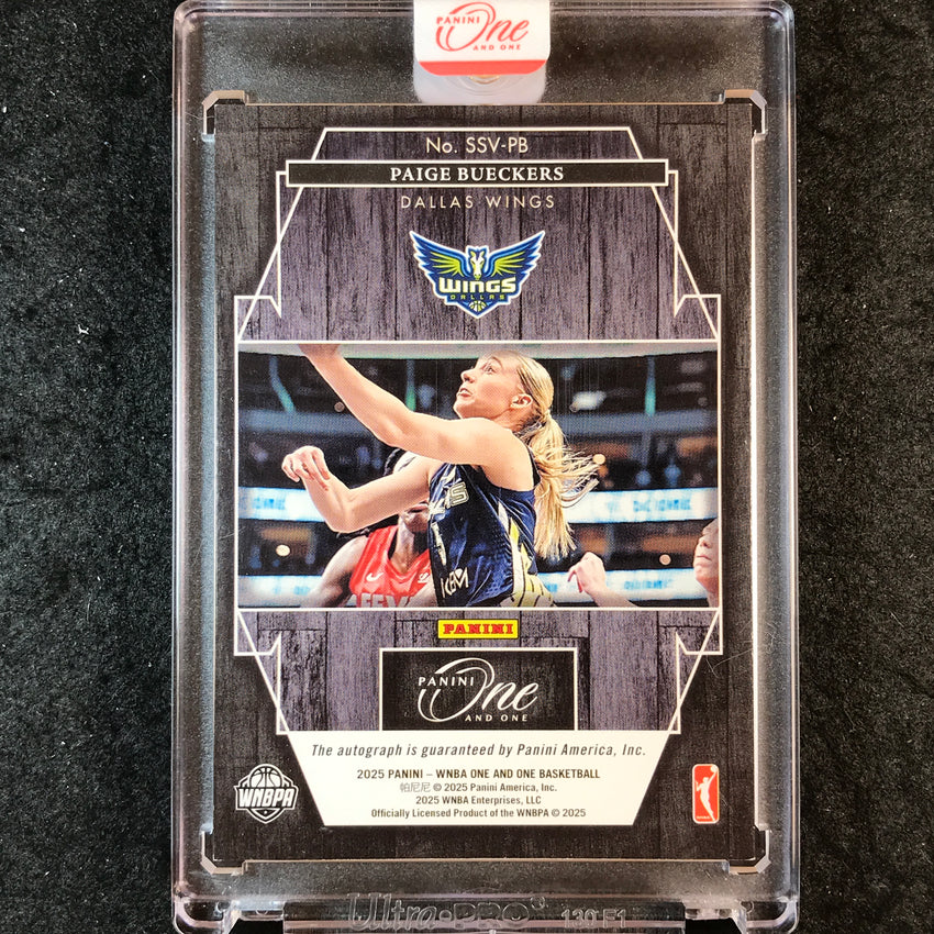 2025 One and One WNBA PAIGE BUECKERS Spotlight Signatures Rookie Auto 53/99