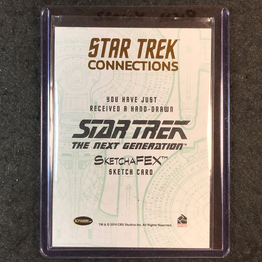 2026 Star Trek Connections CAPTAIN PICARD Artist Sketch 1/1 RICH KUNZ