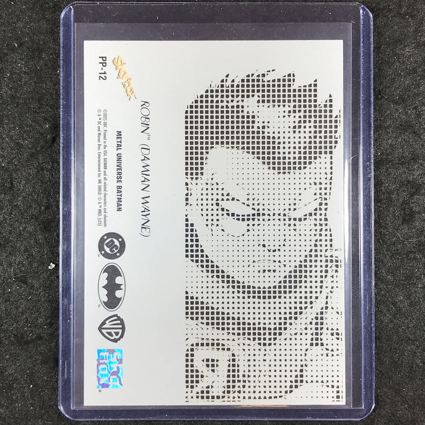 2025 Metal Universe Batman ROBIN Platinum Portraits SSP #12