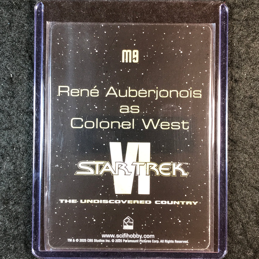 2026 Star Trek Connections RENE AUBERJONOIS In Memoriam Printing Plate 1/1 #M9
