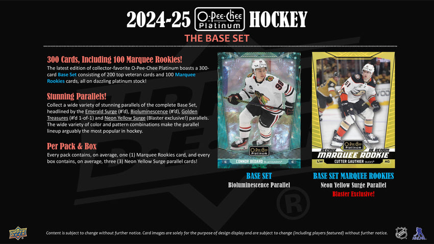 2024-25 Upper Deck O-Pee-Chee Platinum Hockey Blaster Box