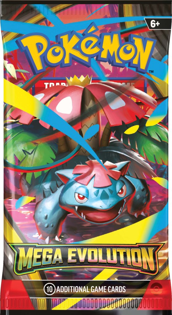 Pokemon TCG ME01 Mega Evolution Booster Pack Cherry Collectables Pokemon TCG ME01 Mega Evolution Booster Pack Cherry Collectables